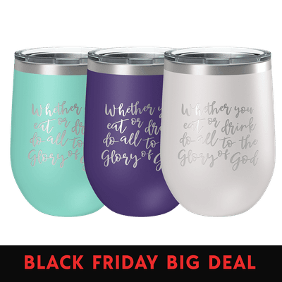 Black Friday Whether You Eat or Drink 12oz Insulated Tumbler